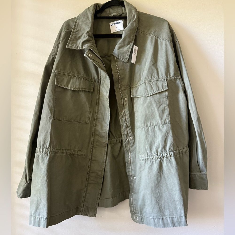 Old Navy Cinched-Waist Utility Jacket for Women Size 2XL - Picture 6 of 14